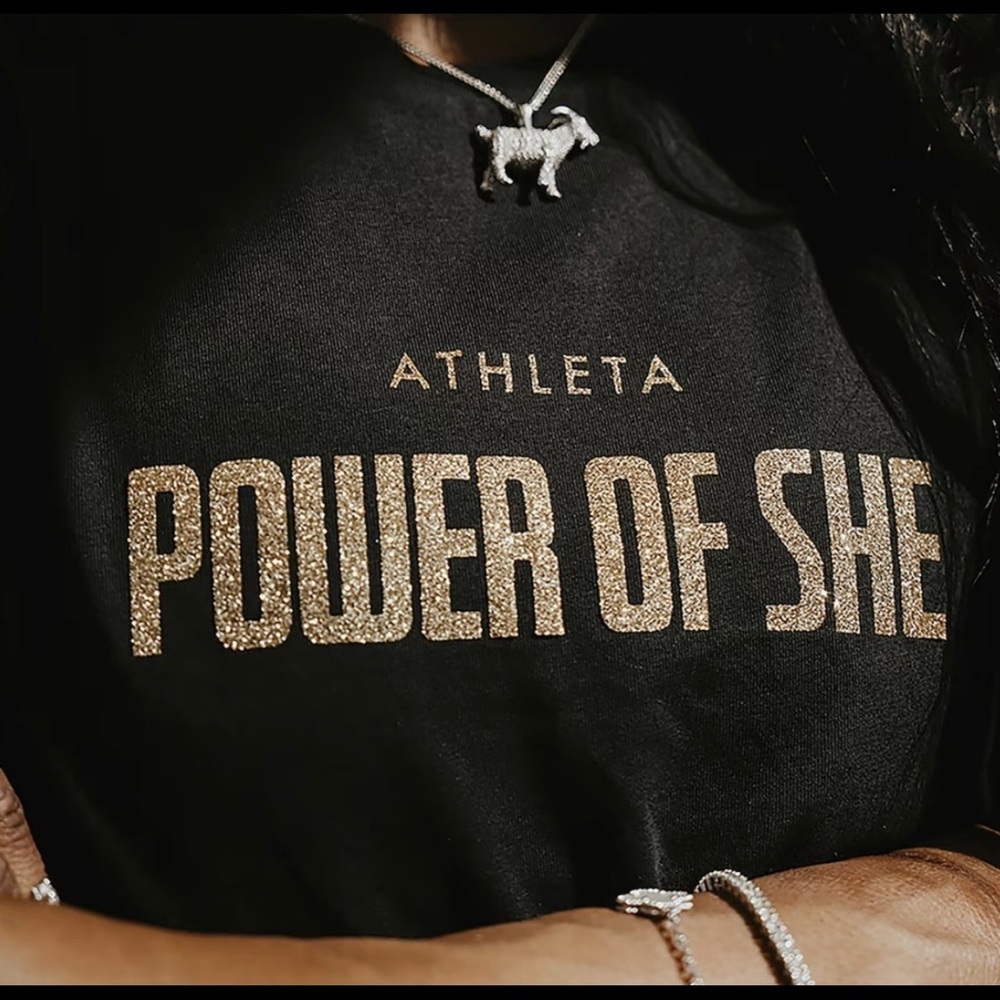 Athleta Black Power of She Women's Top